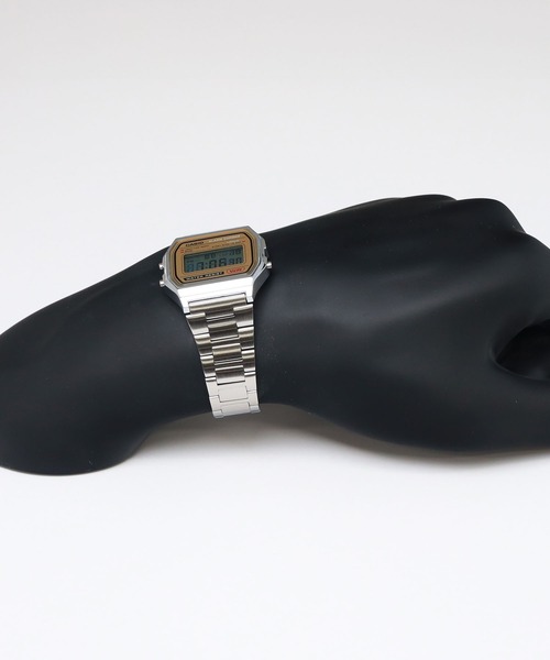 CASIO(カシオ)の「CASIO Collection / A158WEA-9JH(デジタル腕時計・メンズ・ゴールド・FREE)」の5枚目の写真