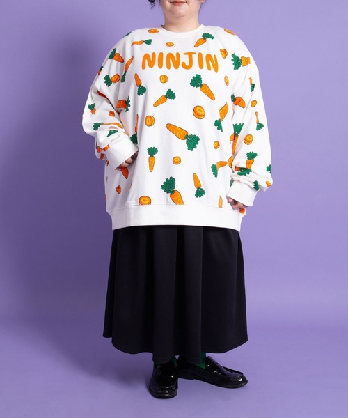 PUNYUS(プニュズ)の「ジャージロングスカート(スカート・レディース・グリーン/ワインレッド/ブラック・1/2/3/4)」の11枚目の写真