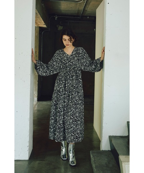 ニュアンスパターンドロストワンピース（ワンピース）｜&. NOSTALGIA（アンドドットノスタルジア）