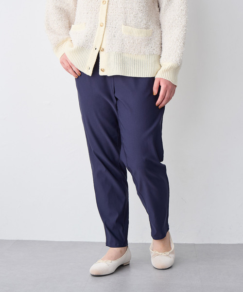anyfee(エニフィー)の「【anyfee】GOODテーパードパンツ《大きいサイズ/プラスサイズ》◆2025SS◆(スラックス・レディース・ネイビー/カーキ/アイボリー/ブラック・3L/4L/5L/LL)」の9枚目の写真