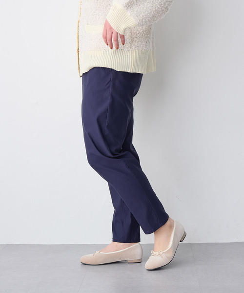 anyfee(エニフィー)の「【anyfee】GOODテーパードパンツ《大きいサイズ/プラスサイズ》◆2025SS◆(スラックス・レディース・ネイビー/カーキ/アイボリー/ブラック・3L/4L/5L/LL)」の10枚目の写真