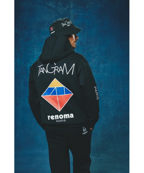 Tangram Anti Country Club パーカー タングラム TANGRAM(タングラム)の「ZOZO × RENOMA × TANGRAM DOUBLE KNIT