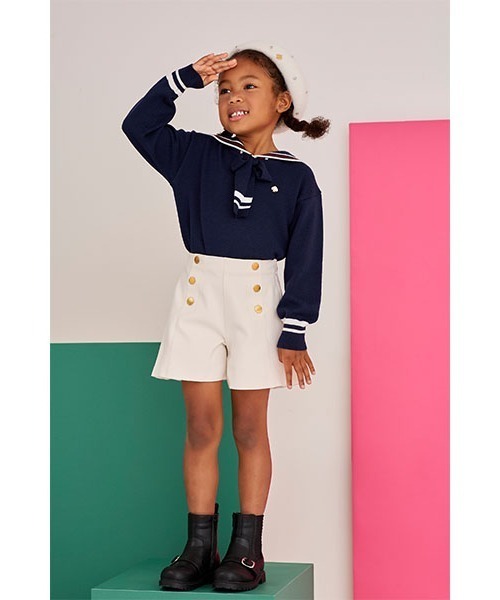 新品　ケイトスペード　　Tシャツ　マルチフラワーキュロットスカート kate spade new york kids（ケイトスペードニューヨーク）の