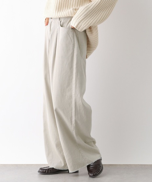 LEPSIM(レプシィム)の「細コールタックパンツ 145477(その他パンツ・レディース・チャコールグレー/グレイッシュベージュ/ブラウン・FREE)」の5枚目の写真