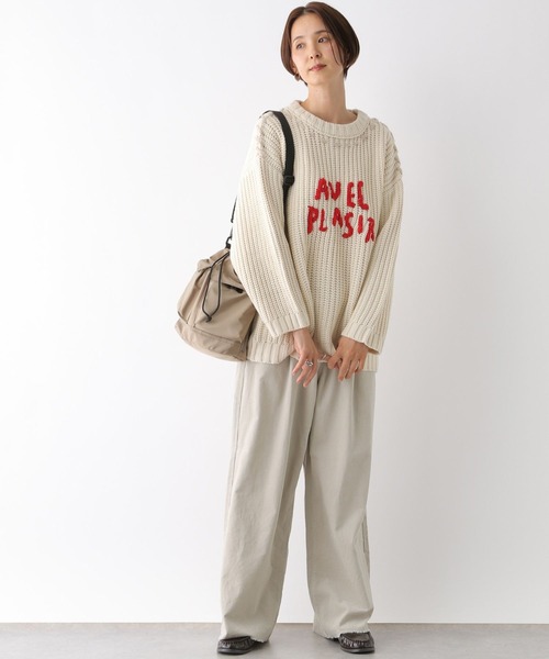 LEPSIM(レプシィム)の「細コールタックパンツ 145477(その他パンツ・レディース・チャコールグレー/グレイッシュベージュ/ブラウン・FREE)」の7枚目の写真