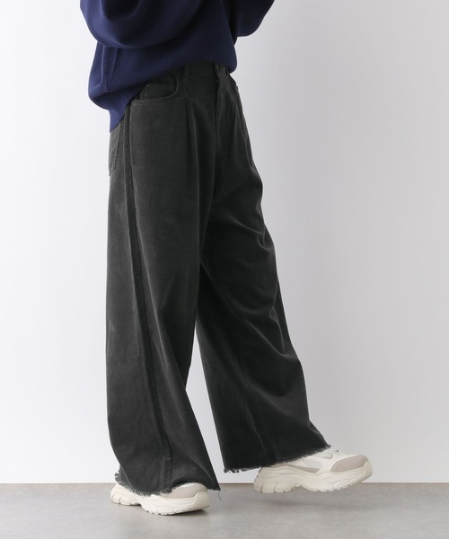 LEPSIM(レプシィム)の「細コールタックパンツ 145477(その他パンツ・レディース・チャコールグレー/グレイッシュベージュ/ブラウン・FREE)」の11枚目の写真