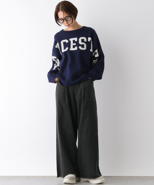 LEPSIM(レプシィム)の「細コールタックパンツ 145477(その他パンツ・レディース・チャコールグレー/グレイッシュベージュ/ブラウン・FREE)」の14枚目の写真