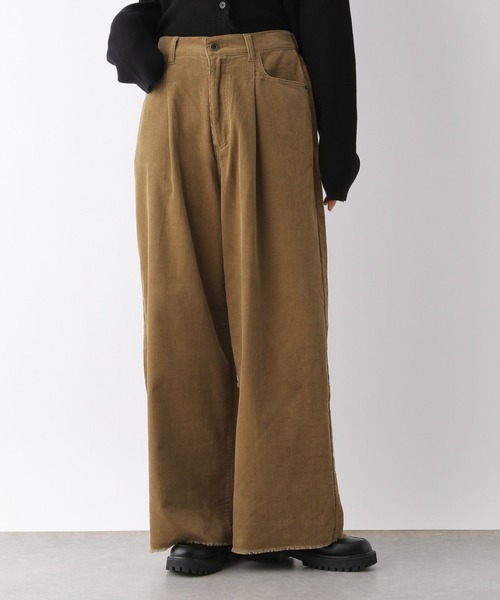 LEPSIM(レプシィム)の「細コールタックパンツ 145477(その他パンツ・レディース・チャコールグレー/グレイッシュベージュ/ブラウン・FREE)」の16枚目の写真