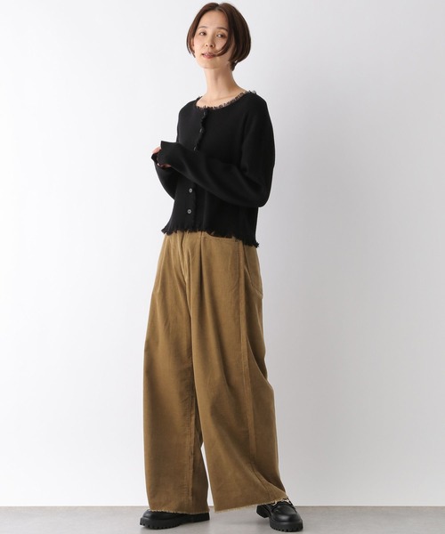 LEPSIM(レプシィム)の「細コールタックパンツ 145477(その他パンツ・レディース・チャコールグレー/グレイッシュベージュ/ブラウン・FREE)」の20枚目の写真