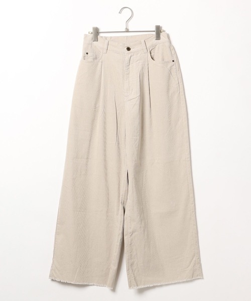 LEPSIM(レプシィム)の「細コールタックパンツ 145477(その他パンツ・レディース・チャコールグレー/グレイッシュベージュ/ブラウン・FREE)」の21枚目の写真
