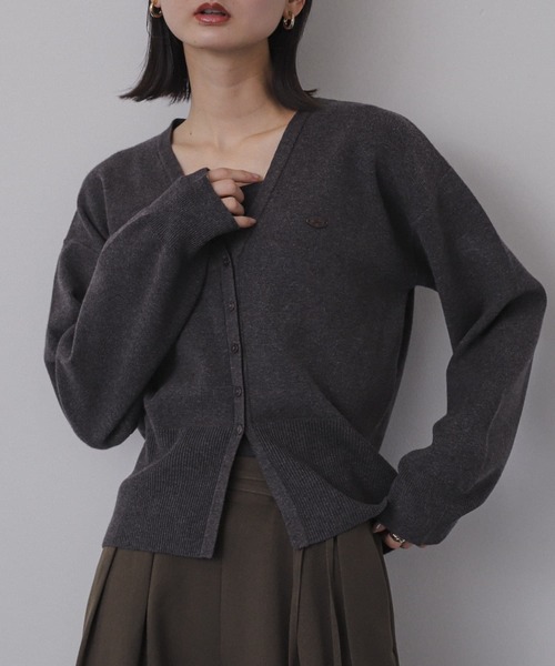 カーディガン プレートシンプルカーディガン レディース dazzlin カーディガン プレートシンプルカーディガン レディース