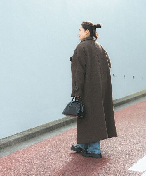 Ray BEAMS（レイビームス）の「モッサ スタンドカラー コート（その他