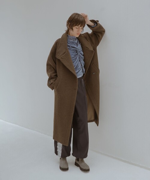 Ray BEAMS（レイビームス）の「モッサ スタンドカラー コート（その他