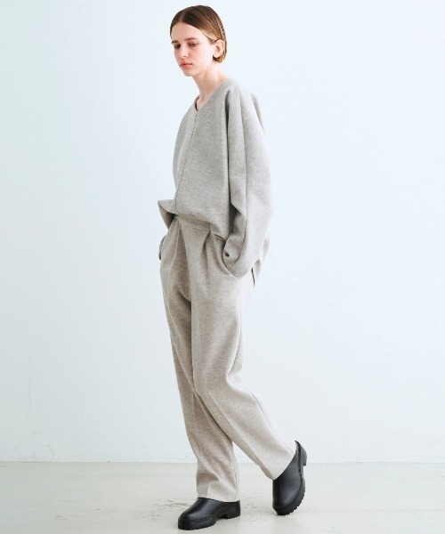 three dots(スリードッツ)の「ウーリージャージー パンツ(その他パンツ・レディース・グレー系その他/ブラック・X-SMALL/SMALL/MEDIUM)」の10枚目の写真