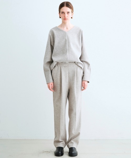 three dots(スリードッツ)の「ウーリージャージー パンツ(その他パンツ・レディース・グレー系その他/ブラック・X-SMALL/SMALL/MEDIUM)」の8枚目の写真