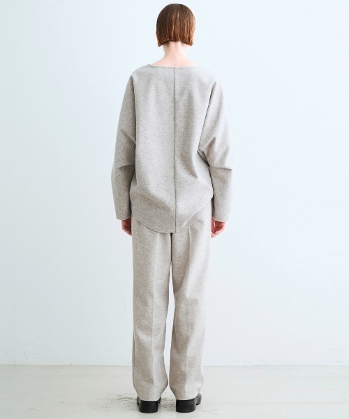 three dots(スリードッツ)の「ウーリージャージー パンツ(その他パンツ・レディース・グレー系その他/ブラック・X-SMALL/SMALL/MEDIUM)」の6枚目の写真