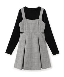 LOVETOXIC（ラブトキシック）の「クリアベルト付半袖Tシャツワンピース  