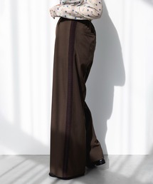 MAISON BREEZE reveur(���]���u���[�Y�����[��)�́yMAISON BREEZE reveur�zside lace tuck pants �T�C�h���[�X�^�b�N�p���c(�X���b�N�X)