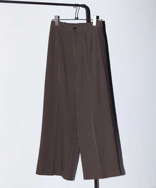 MAISON BREEZE reveur(メゾンブリーズレヴール)の「【MAISON BREEZE reveur】side lace tuck pants サイドレースタックパンツ(スラックス・レディース・ブラック/ブラウン・M/S)」の20枚目の写真
