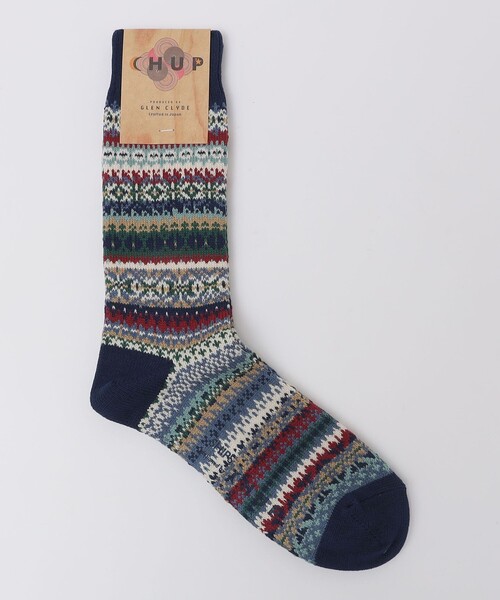 CHUP(チュプ)の「CHUP: SNEACHTA CREW SOCKS(ソックス/靴下・メンズ・ネイビー/グレー/オリーブ・ONE SIZE)」の3枚目の写真