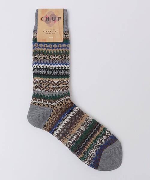 CHUP(チュプ)の「CHUP: SNEACHTA CREW SOCKS(ソックス/靴下・メンズ・ネイビー/グレー/オリーブ・ONE SIZE)」の1枚目の写真