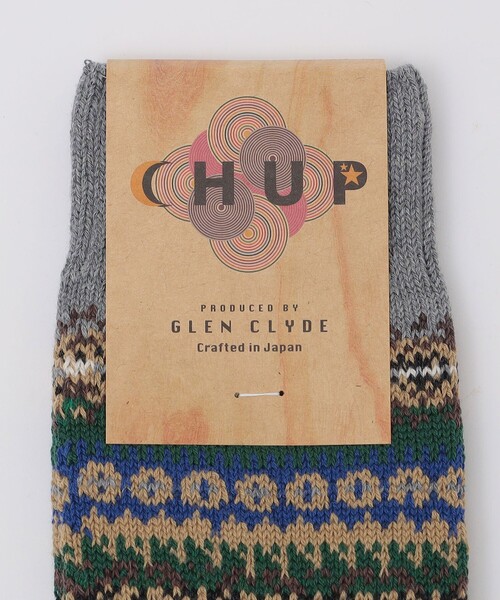 CHUP(チュプ)の「CHUP: SNEACHTA CREW SOCKS(ソックス/靴下・メンズ・ネイビー/グレー/オリーブ・ONE SIZE)」の4枚目の写真