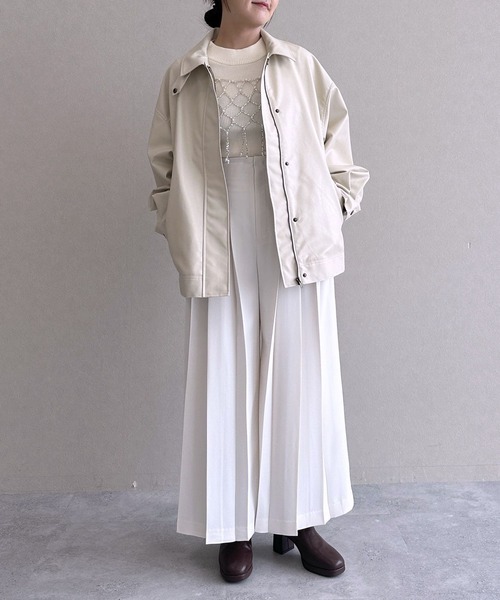 mysty woman(ミスティウーマン)の「スパークルビーズビスチェ 246425(その他トップス・レディース・シルバー・FREE)」の3枚目の写真