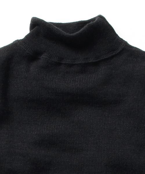 BEAMS BOY(ビームスボーイ)の「BEAMS BOY / DEAD STOCK モックネックニット(ニット/セーター・レディース・ブラック・ONE SIZE)」の3枚目の写真