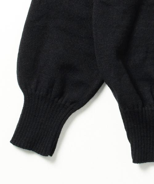 BEAMS BOY(ビームスボーイ)の「BEAMS BOY / DEAD STOCK モックネックニット(ニット/セーター・レディース・ブラック・ONE SIZE)」の4枚目の写真