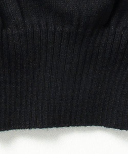 BEAMS BOY(ビームスボーイ)の「BEAMS BOY / DEAD STOCK モックネックニット(ニット/セーター・レディース・ブラック・ONE SIZE)」の5枚目の写真