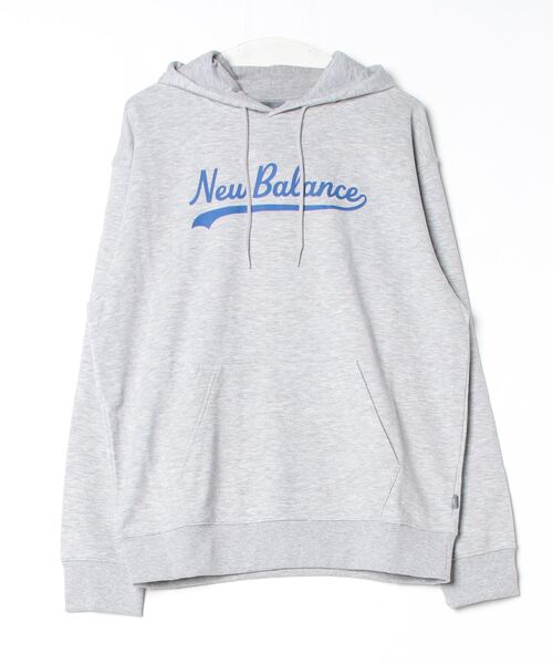 NEW BALANCE（ニューバランス）の「ニューバランス New Balance レガシースクリプトフーディースウェット_（スウェット・メンズ・ブルー/グレー/ホワイト・M/L/LL/3L）」の3枚目の写真