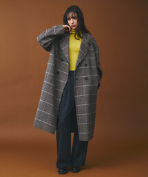 新品タグ付✨✨LE GLAZIK ラムウール リバーチェスターコート 新品タグ付✨✨LE GLAZIK ラムウール リバーチェスターコート