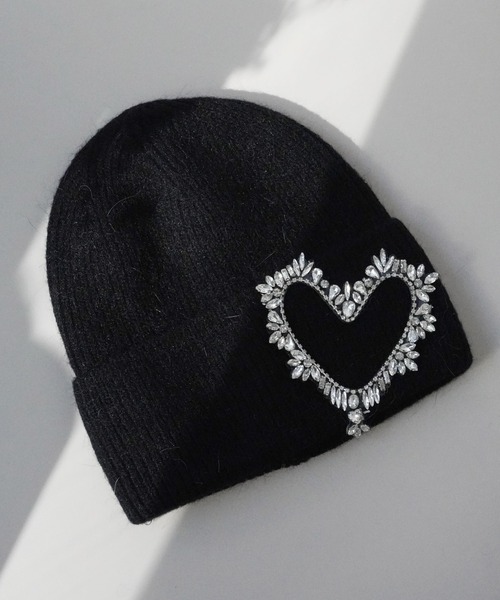 セール】【 Port / ポート 】 キラキラ ビジュー ハートデザイン
