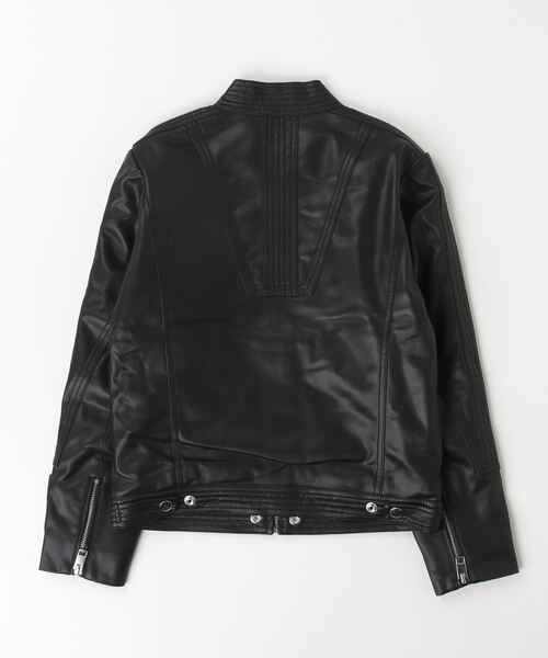 DIESEL KIDS（ディーゼルキッズ）の「DIESEL（ディーゼル）Kids & Junior ライダースジャケット（ライダースジャケット・キッズ・ブラック・14Y/16Y/10Y）」の2枚目の写真