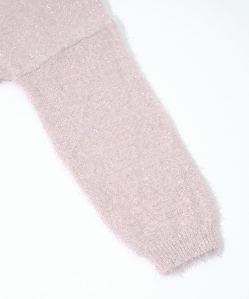 flower（フラワー）の「パーティーシャギーニット（ニット/セーター・レディース・ピンク/カーキ・FREE）」の14枚目の写真