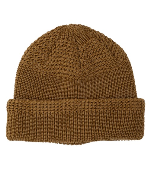 Basiquenti（ベーシックエンティ）の「【Basiquenti】Pattern Poly Watch（パターンポリワッチ）BCD-Y41982（ニットキャップ/ビーニー・メンズ・キャメル/ダークグリーン/杢グレー/ブラック・FREE）」の4枚目の写真