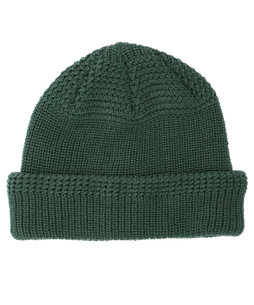 Basiquenti（ベーシックエンティ）の「【Basiquenti】Pattern Poly Watch（パターンポリワッチ）BCD-Y41982（ニットキャップ/ビーニー・メンズ・キャメル/ダークグリーン/杢グレー/ブラック・FREE）」の3枚目の写真