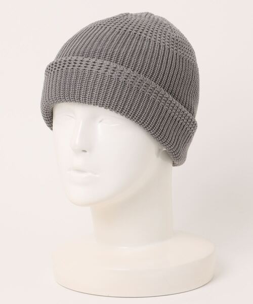 Basiquenti（ベーシックエンティ）の「【Basiquenti】Pattern Poly Watch（パターンポリワッチ）BCD-Y41982（ニットキャップ/ビーニー・メンズ・キャメル/ダークグリーン/杢グレー/ブラック・FREE）」の8枚目の写真