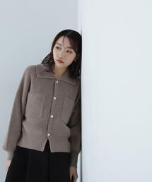 NATURAL BEAUTY BASIC（ナチュラルビューティーベーシック）の「◇襟付ニットジャケット（カーディガン/ボレロ・レディース）」
