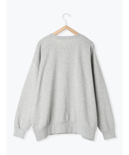 ehka sopo(エヘカソポ)の「エンブレム刺繍スウェット(Tシャツ/カットソー・レディース・ネイビー/キナリ/グレー・F)」の17枚目の写真