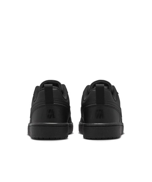 NIKE（ナイキ）の「ナイキ コート ボロー LOW リクラフト ジュニアシューズ / Nike Court Borough Low Recraft Big Kids' Shoes DV5456-002 Black（スニーカー・キッズ・ブラック・23/24/25/22.5/24.5/23.5）」の7枚目の写真