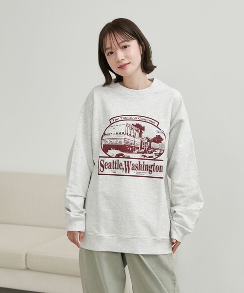 PENNEYS(ぺニーズ)の「Penneys(ぺニーズ)別注クリアコットンロゴプリントスウェット(スウェット・メンズ・ネイビー/ホワイト/ライトグレー・M/L/XL)」の7枚目の写真