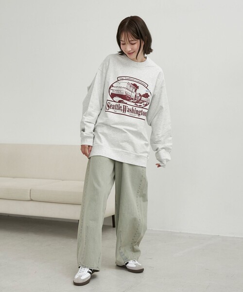 PENNEYS(ぺニーズ)の「Penneys(ぺニーズ)別注クリアコットンロゴプリントスウェット(スウェット・メンズ・ネイビー/ホワイト/ライトグレー・M/L/XL)」の8枚目の写真