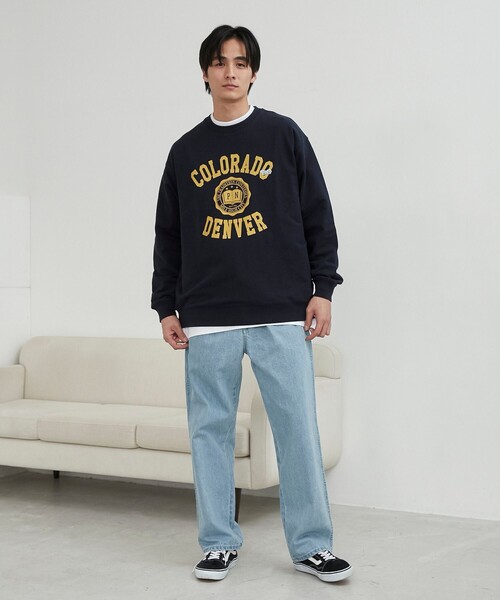 PENNEYS(ぺニーズ)の「Penneys(ぺニーズ)別注クリアコットンロゴプリントスウェット(スウェット・メンズ・ネイビー/ホワイト/ライトグレー・M/L/XL)」の13枚目の写真