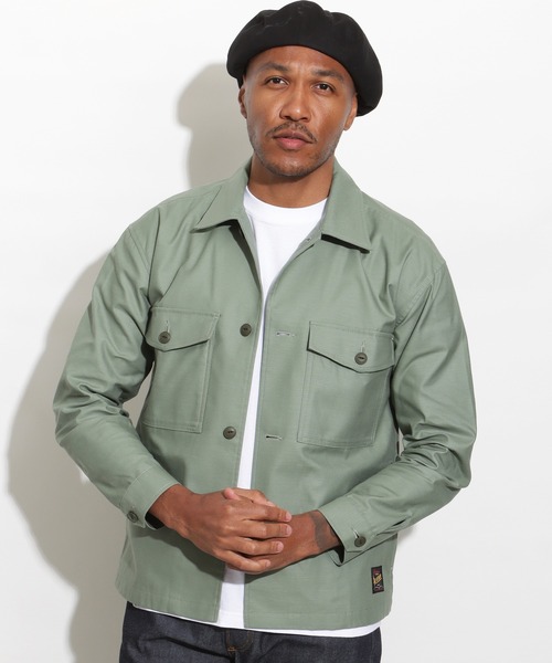 トップス RHC RonHerman military Back satin shirt トップス RHC RonHerman military Back satin shirt Back Satin Short