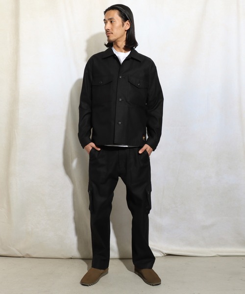 Back satin Military shirt（シャツ/ブラウス）｜ROTAR（ローター）の