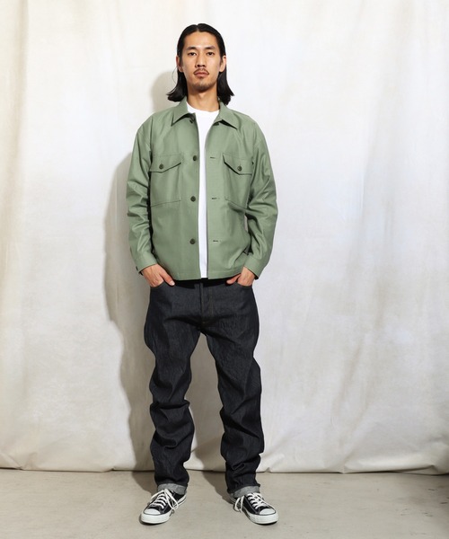 ROTAR（ローター）の「Back satin Military shirt（シャツ/ブラウス・メンズ・ブラック/オリーブ・MEDIUM/LARGE/X-LARGE）」の14枚目の写真