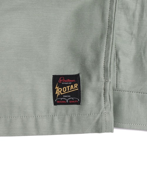 ROTAR（ローター）の「Back satin Military shirt（シャツ/ブラウス・メンズ・ブラック/オリーブ・MEDIUM/LARGE/X-LARGE）」の8枚目の写真