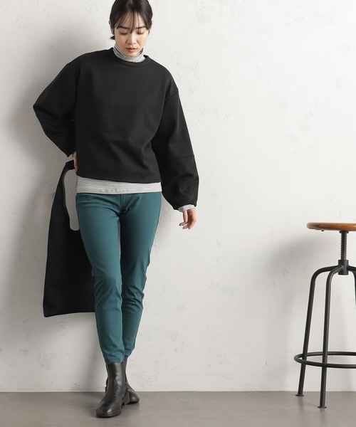 FOUND GOOD（ファウンドグッド）の「ウラシャギーPO（Tシャツ/カットソー・レディース・ベージュ/グリーン系2/グレー系8/ブラック・S/M/L）」の5枚目の写真