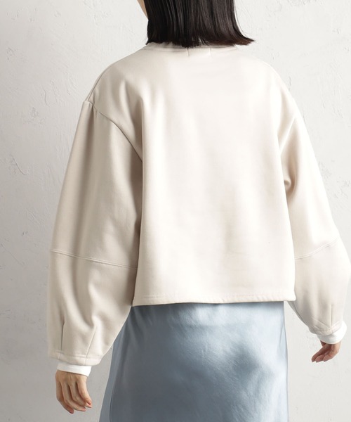 FOUND GOOD（ファウンドグッド）の「ウラシャギーPO（Tシャツ/カットソー・レディース・ベージュ/グリーン系2/グレー系8/ブラック・S/M/L）」の14枚目の写真